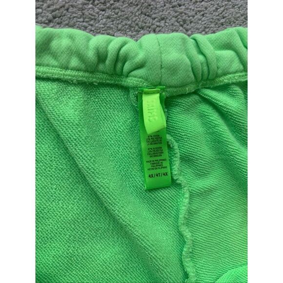 NWOT SKIMS Light French Terry Pant - Neon Green 4X, $80 A28 - Picture 5 of 7